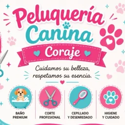 Logo de Peluquería Canina coraje